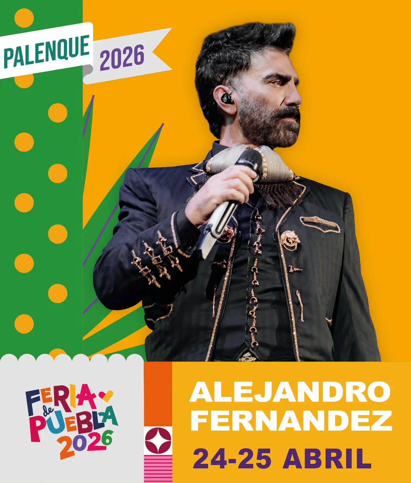 boletos Alejandro Fernandez palenque puebla 2026