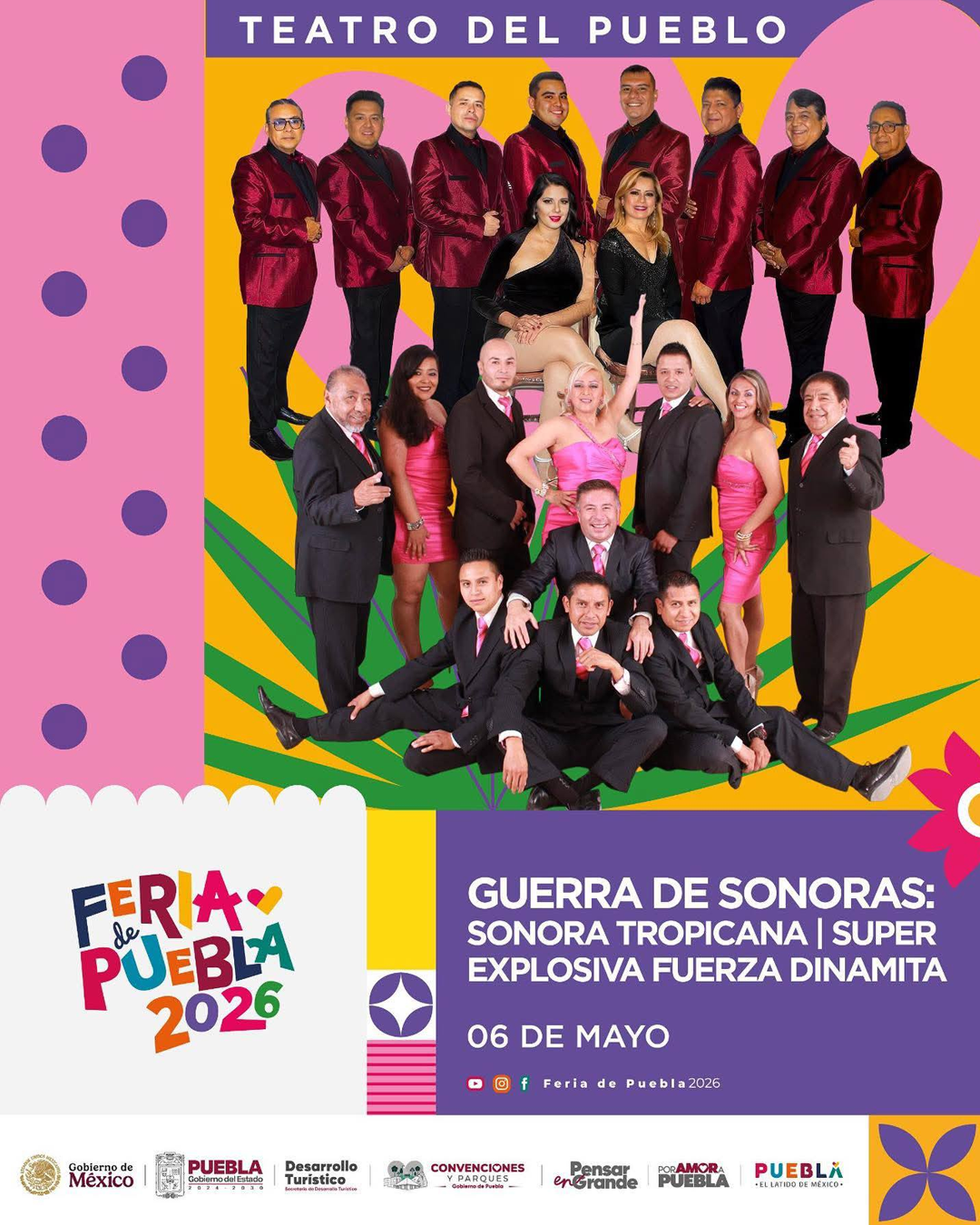 boletos Guerra de Sonoras teatro pueblo feria puebla 2026