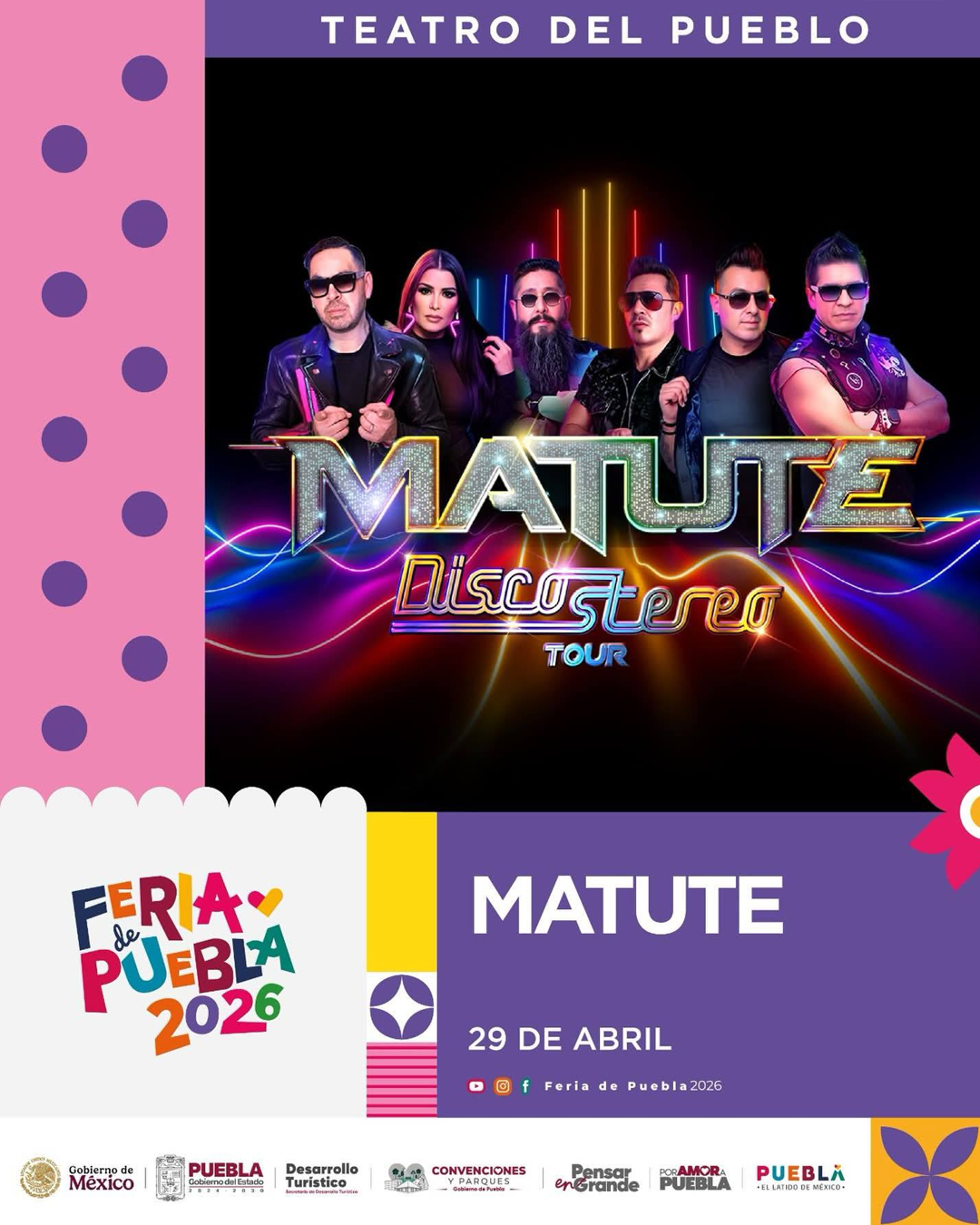 boletos Matute teatro pueblo feria puebla 2026